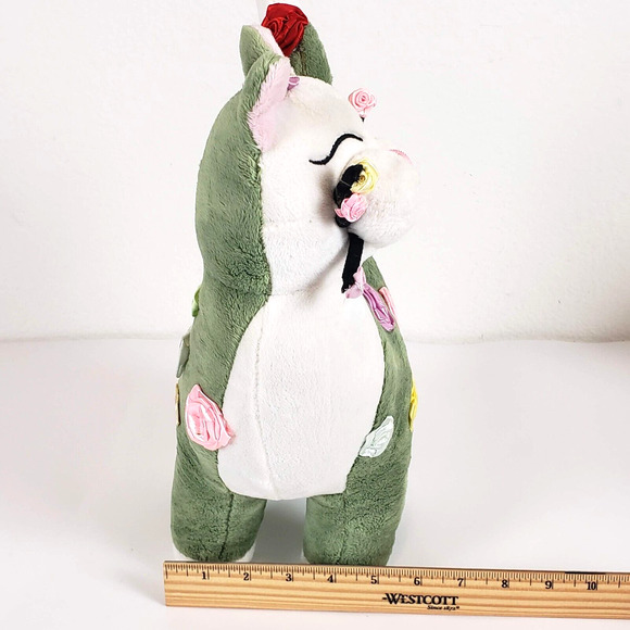 Whimsy Clay Amy Lacombe Cat Roses Whimsical Plush Soft Toy Stuffed Animal Kitty - Picture 9 of 12